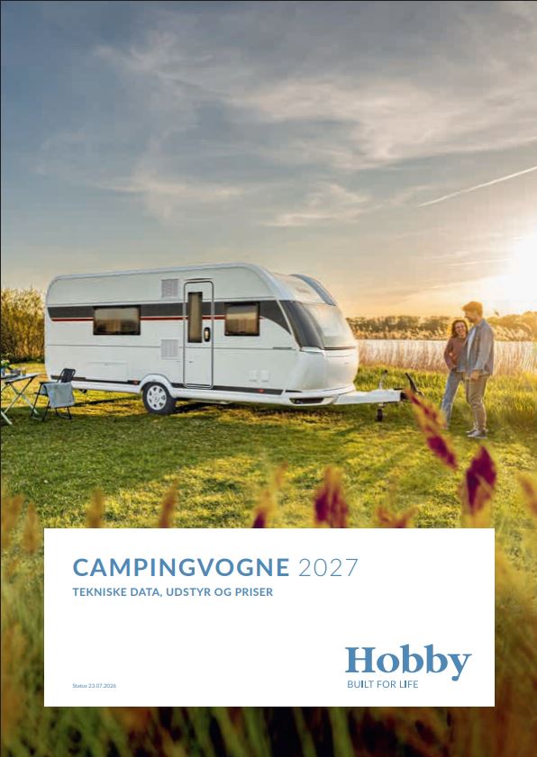 Hobby Campingvogn prisliste og specifikationer